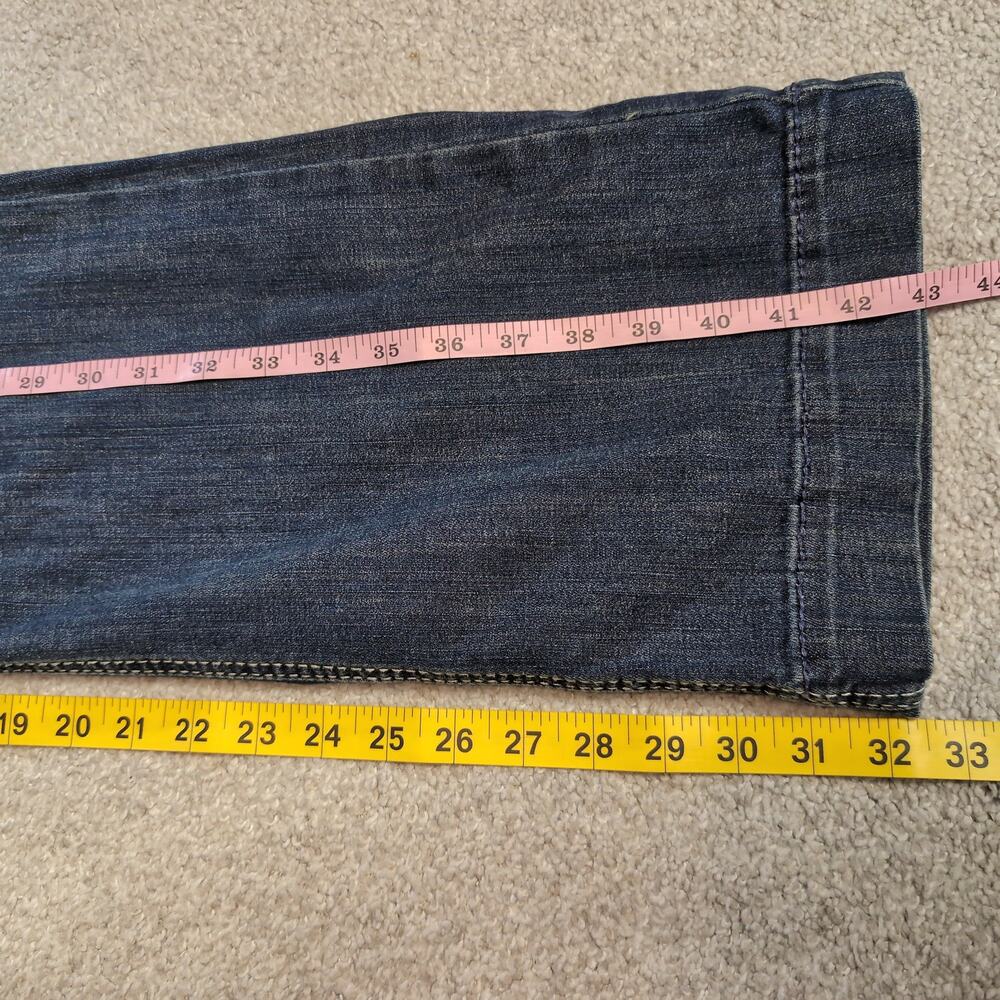 Dark Wash Wide Leg Flare Denim Jeans Ariat - Picture 5 of 6